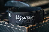 2POOD We Don't Quit Belt on Box
