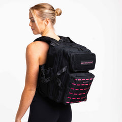 Gym Backpack | Black & Pink
