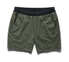 Ten Thousand Interval shorts OD Green voorkant