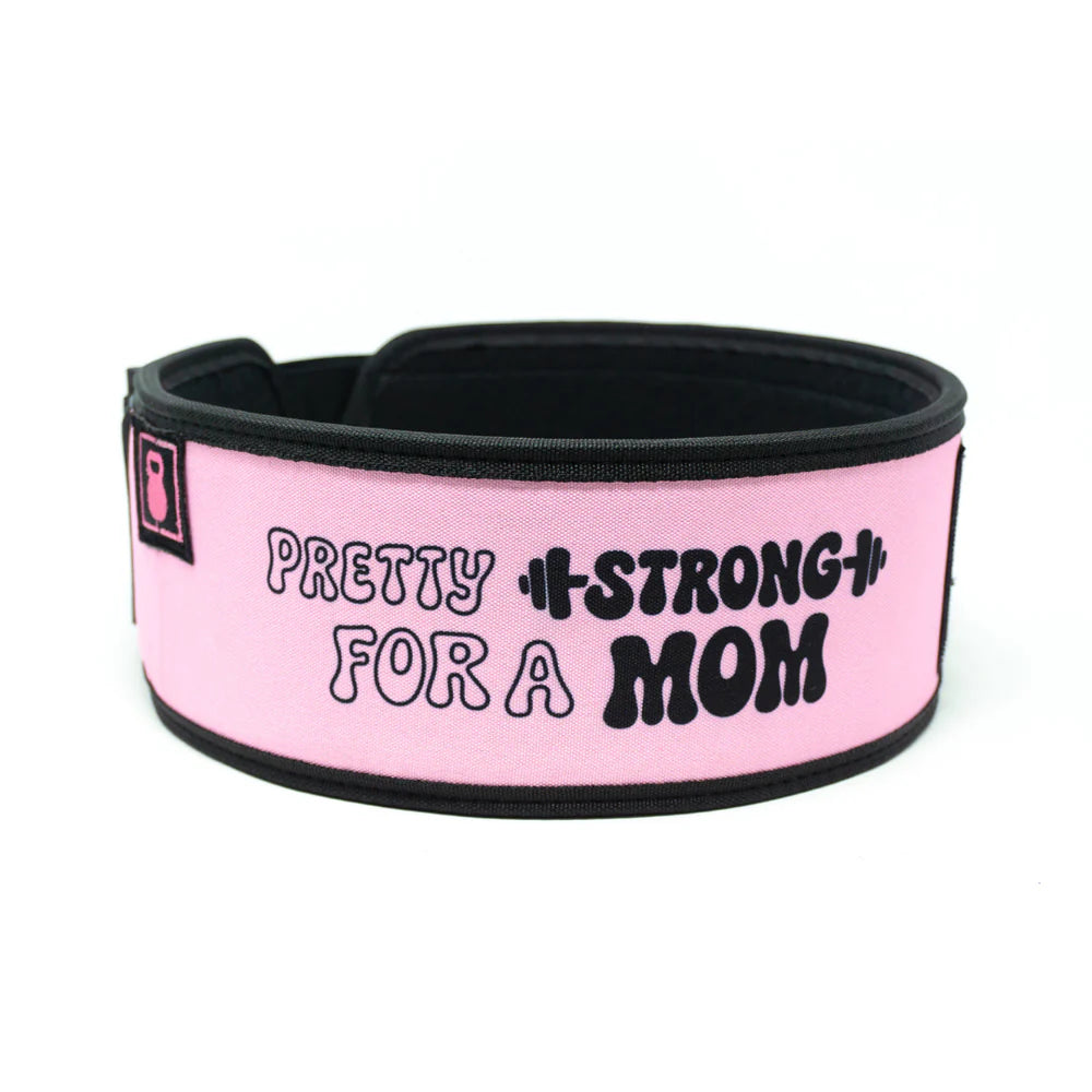 4" Weightlifting Belt | Pretty Strong for a Mom Pink