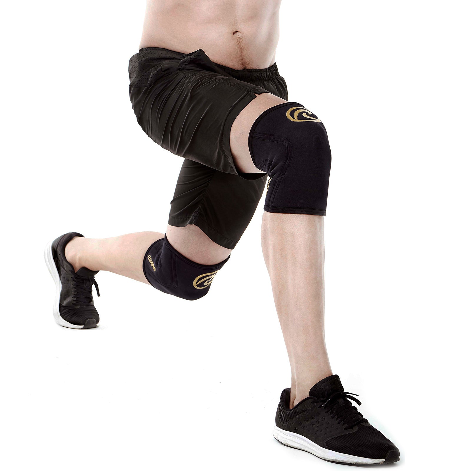 Rehband Knee sleeve goud in lunge