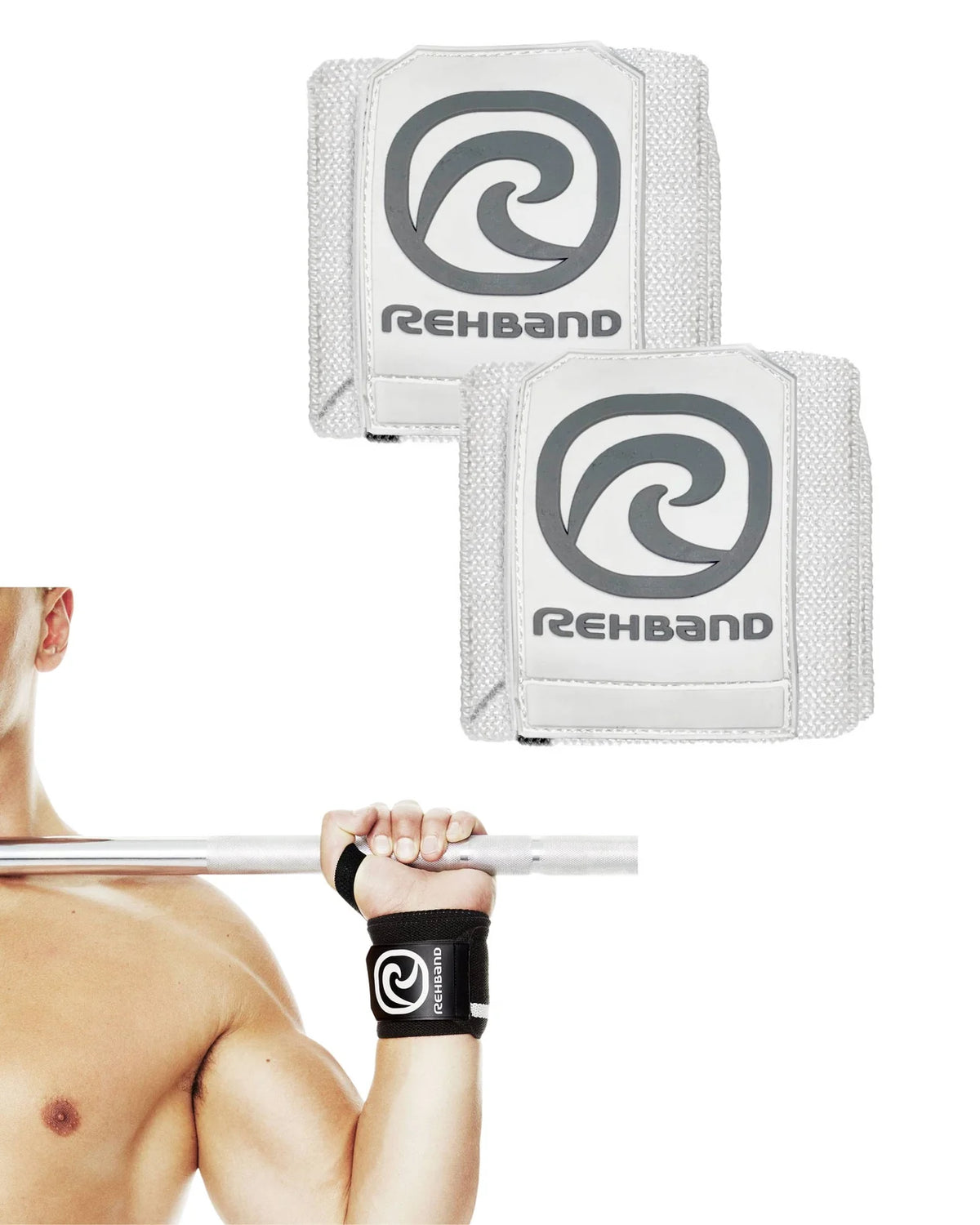 Rehband Wrist Wraps | Carbon Black