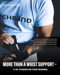 Rehband Wrist Wraps | Carbon Black