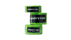 Tommy's Tape Groen 3 maten gestapeld