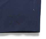 Ten Thousand interval short navy logo en vertilatie