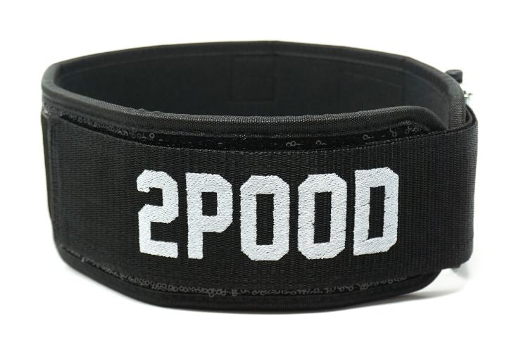 2POOD gewichthefriem black magic Klittenband logo