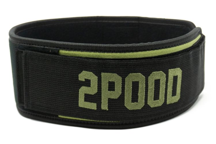 2POOD gewichthefriem green velcro Klittenband