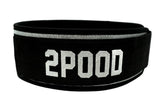 Diamond 2POOD belt - met de het klittenband plus tekst 2pood
