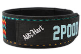 2POOD All Hart weightlifting belt All Hart logo